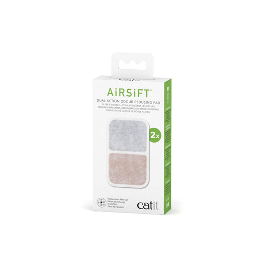 Catit Airsift zweifach wirksames Filterpad, 2er-Pack