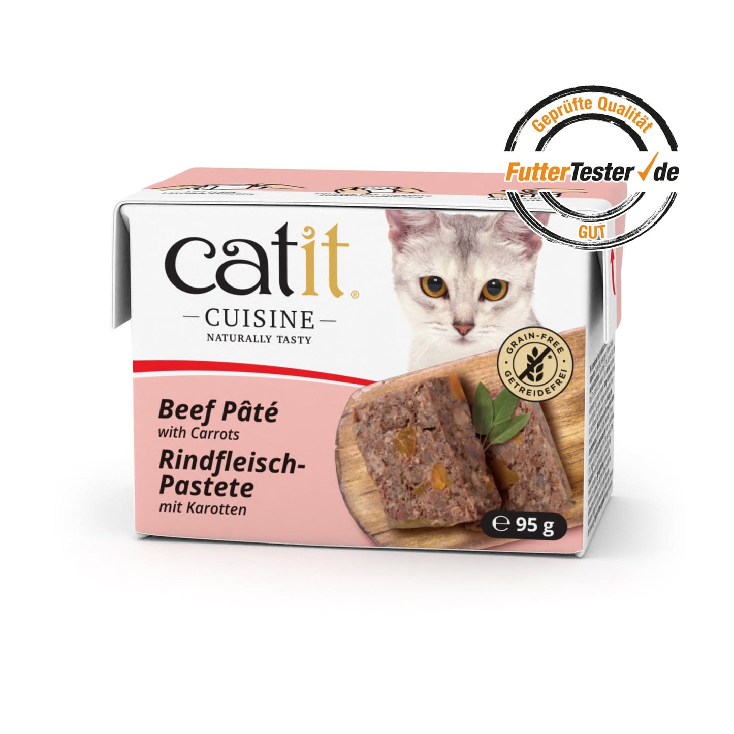 Catit Cuisine – Rindfleisch-Pastete mit Karotten, 95 g