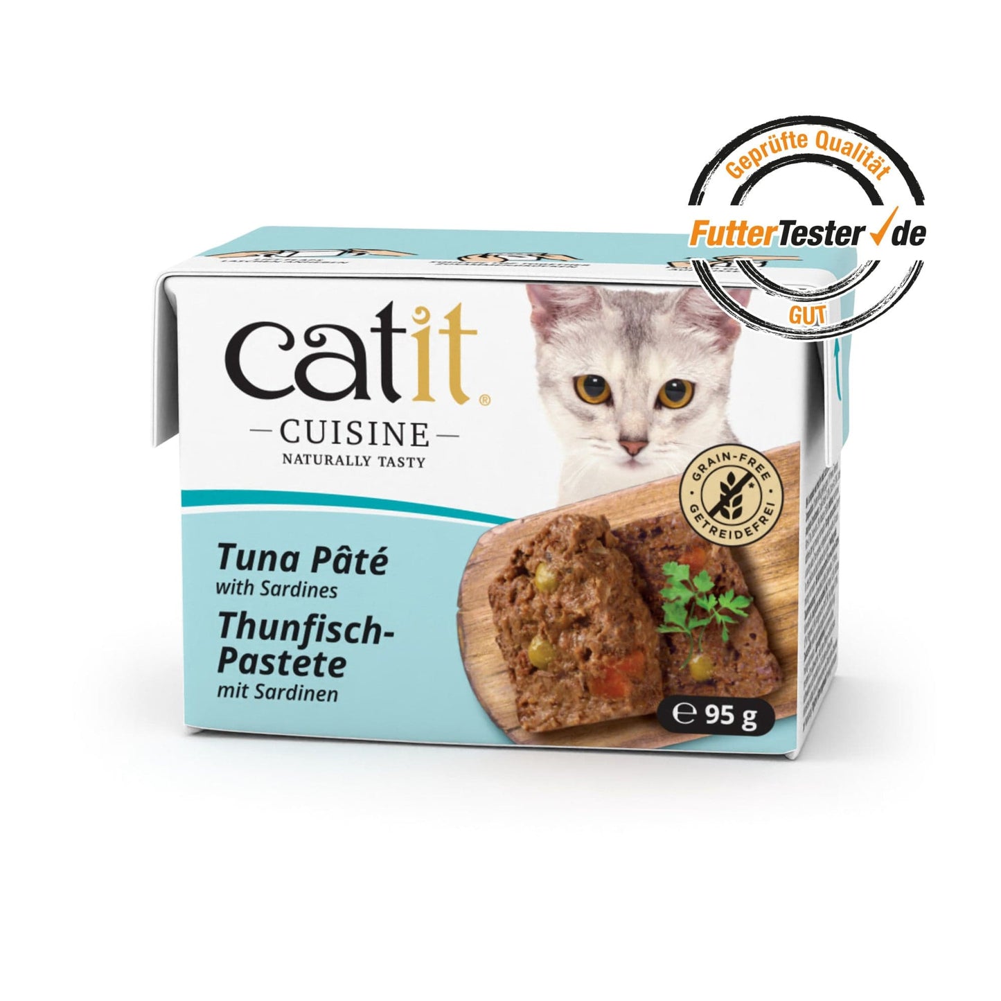 Catit Cuisine – Thunfisch-Pastete mit Sardinen, 95 g